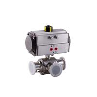 L صمام كروم هوائي  2 انش حرف